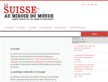 Tablet Screenshot of miroirdumonde.ch